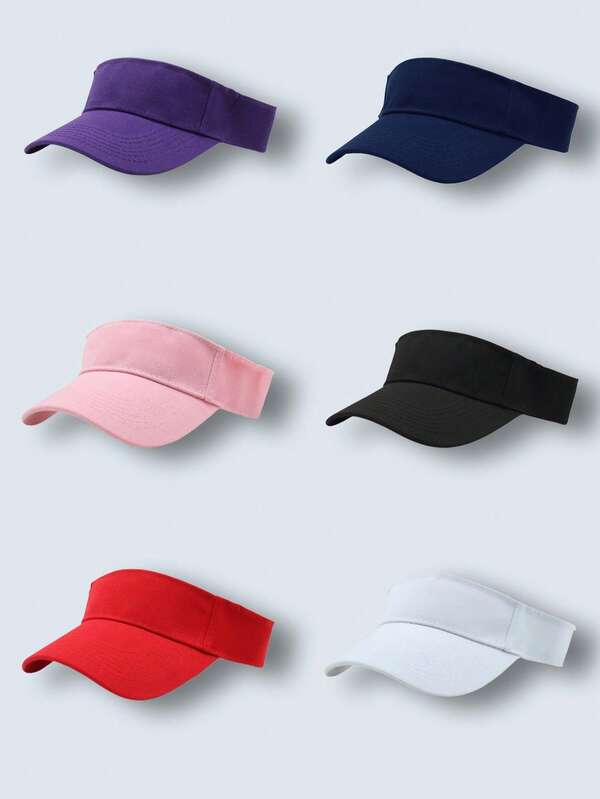 1 قطعة قبعة بيسبول ذات لون أحادي قابلة للتنفس، متوفرة بألوان متعددة، مناسبة للرياضات الخارجية والسفر والدراجات والجري والاستخدام اليومي