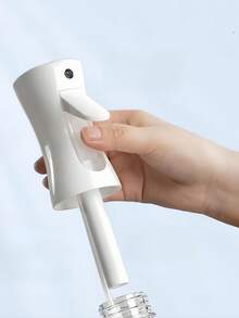 1pc Continuous Fine Mist Spray Bottle: Leak-Proof, Nozzle For Perfect Even Spraying. For Hairstyling Taming Frizz, Skin Care Misting, Plant Watering, Cleaning Solutions & Essential Oils. Ideal For Morning Routines, Salons, Gardens & Home Use By Beauty Enthusiasts, Gardeners & Homemakers. Versatile & Refillable. - 白色 - 查看 8