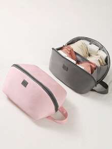 1pc Daily Underwear Storage Bag, Intimate Underwear Storage Bag, Large-Capacity Travel Clothing Storage Bag, Home Intimate Underwear Storage Bag, Bedroom Clothing Storage Bag, Suitable For Intimate Clothing, Bras And Underwear, Socks Storage, Suitable For Home Storage, Storage, Organization, Home Clothing Organization Essentials, Back-To-School Dormitory Clothing Storage Essentials, Convenient Travel Underwear Organization Essentials.