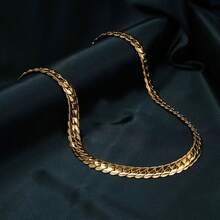 1 pieza Collar de cadena cubana de 6 mm chapado en oro de 18 quilates sobre plata de ley 925, de 16/18/20/22/24/26/30 pulgadas, adecuado para hombres y mujeres, joyería de moda para boda, compromiso, regalo del Día de San Valentín, uso elegante diario