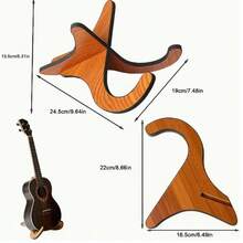 Soporte para ukelele y guitarra, fácil de instalar, adecuado para ukelele, Kalimba, soporte plegable portátil para instrumentos, conveniente para colocar la guitara