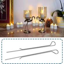 DIY Multifunctional One-Word Wick Clip Candle Wick, Centering Stabilizer Wax Wick Holder, Candle Making Essential Carbon Steel Wick, Candle Making Accessories, Candle Wick Holder For Candle Making Metal Wick Centering Tool - Multicolor - View 4