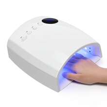 45LEDS Rechargeable UV LED Nail Dryer Removable With Support With LCD Display Convenient Nail Lamp With Handle Used To Quickly Dry All Gel Nail Polish Professional Nail Enhancement Tools
