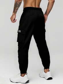 Pantaloni cargo casual da uomo per autunno/inverno, pantaloni da lavoro alla moda per esterni, adatti per l'autunno