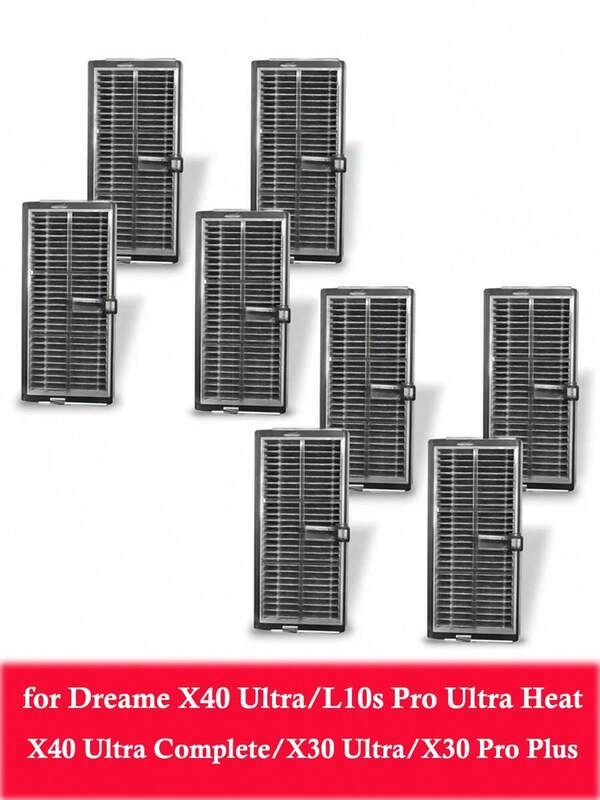 Accesorios de filtro HEPA de repuesto para aspiradoras Dreame L40 Ultra AE4, L10s Pro Ultra Heat, L10s Ultra Gen 2, X40 Ultra Complete, X40 Master, L40 Ultra, X30 Ultra, Mova P50 Pro Ultra, E30 Ultra