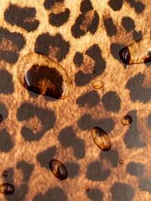 1 Rolle selbstklebende Leoparden-Tapete, abnehmbare Vinyl-Kontaktfolie für Studentenwohnheim, Schlafzimmer, Schreibtisch, Schrank, Wanddekoration - geeignet für Wohnzimmer, Esszimmer, Badezimmer Tapete, Wandaufkleber, Raumdekoration, Abziehbare und klebbare Tapete