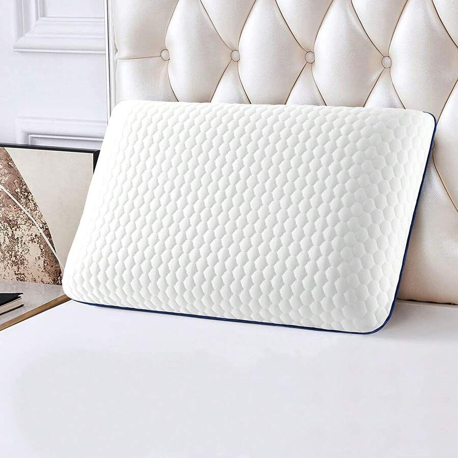 Memory Foam Large Soft Pillow Bounce Back Firm Deluxe Memory Foam Pillows UK - Default - View 1