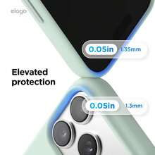 Elago High Quality Magnetic Liquid Silicone Case For IPhone 17 Pro, Compatible With MagSafe, Liquid Silicone Material, Protective Cover, Shockproof, Slim Phone, Fashion, Velvet - For Men, For Women, Luxury, Fashion, Minimalist - 薄荷 - 查看 9