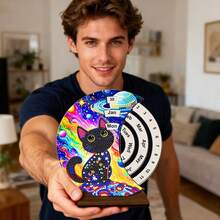 SNA Calendar de Advent 2025 în stil nou, calendar de Advent de Crăciun, calendar de Crăciun, pictură cu diamant, calendar perpetuu, calendar de birou din lemn, broderie DIY 5D, cadou de Crăciun pentru decorul casei, meșteșuguri DIY, pictură cu diamant, pictură cu diamant