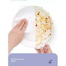 100% Baumwolle verdickte Einweg-Gesichtstücher | 2-in-1 Trocken-/Feuchte Gesichtstücher zum Reinigen/Make-up Entfernen | Hautfreundlich für empfindliche Haut - Gemustert - Übersicht 4