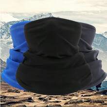Warm Cycling Face Mask, Winter Neck Warmer, Ski Neck Warmer, Multi-Functional Cycling Scarf Cover, Velvet Magic Headband, Outdoor Towel, Winter Warm Men's And Women's Velvet Magic Headband And Scarf Cover, Cycling Face Mask, Outdoor Fleece Magic Towel, Fleece Neck Warmer - Windproof Winter Neck Warmer,