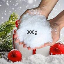 50/100/200/300g Artificial Snow Powder Frozen Party Snow Queen Christmas Party Decoration Snowflakes Winter Decoration Christmas Decoration Home Decor