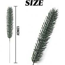 1/6/12/21/30/50/100 pièces de tige d'eucalyptus artificielle, tige de feuille d'eucalyptus, décoration de tige d'eucalyptus, tige verte artificielle, décoration verte, fleur artificielle en vrac pour la maison et le bureau, centre de bouquet de fleurs artificielles, décoration de mariage, décoration de Noël