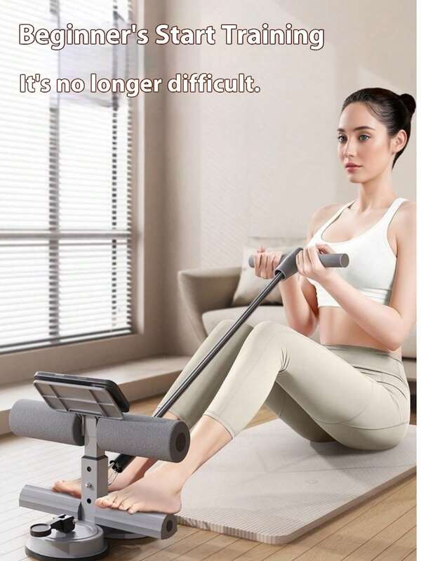 Sit-Up Assist Device With Strong Suction Cup, Specialized For Abdominal Muscle & Six Pack Line, Home Fitness Equipment, Core Training Tool Sit-Up Assist Device, Home Fixed Foot Device, Exercise Fat Loss And Slimming Equipment, Belly Reduction And Lazy Person Weight Loss Wonder