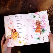 1卷/袋胶带、蝶影朦胧系列、精美梦幻贝壳灯光风景创作PET胶带、剪贴簿用品、笔记本配件、装饰相框、电脑和手机壳、水杯、旧杂志、铅笔盒、桌面装饰贴纸、开学季贴纸、学校用品 - 彩色 - 查看 8