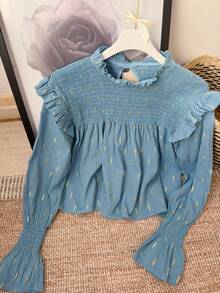 Women Tops - Dusty Blue - View 4