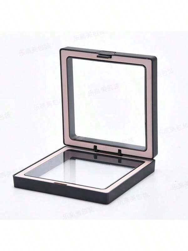 Pu Film Transparent Floating Display Box Earrings Gemstone Ring Jewelry Hanging Packaging Box