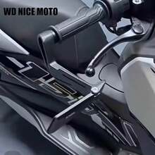 WD NICE MOTO Espejo retrovisor de motocicleta WD NICE MOTO, protector de mano para modificación de motocicleta, universal antideslizante, adecuado para manillares de 7/8 pulgadas (22 mm) y aberturas de extremo de varilla de 13-18 mm en bicicletas deportivas y de calle