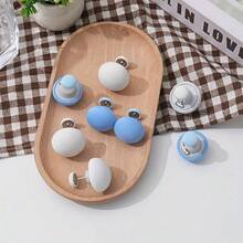 16pcs Mushroom Bedding Clips | Strong Grip Duvet Fasteners, Quilt & Sheet Holders - Anti-Slip, Reusable, Removable, Skin-Friendly Fabric | Multifunctional For Blankets, Curtains, Socks | Easy To Clean, Hand Wash Only | Needle-Free Safety Clip, Light Beige & White | Home Decor, Bedroom Accessories, Nursery - Multicolor - View 9