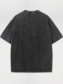 Retro One Piece Washed Tee, Trafalgar Law VintageWashed Tee Vintage Graphic 90s, Unisex OversizeAnime Manga Acid Washed Lightweight Cotton T-Shirt,Hoodies & Sweater Wash Gift For Anime Fan,Anime Lover - đen - Xem 2