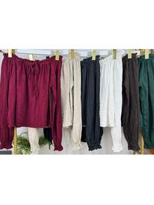 Top de mujer con  Brillo  Fiesta    mangas largas de tipo hombros al aire   diario para  otoño talla unica entre s/m - Blanco - Ver 6