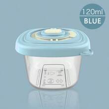 1/4pcs Baby Food Storage Containers, Portable Snack Boxes, Microwave & Refrigerator , Airtight Seal