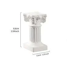 罗马柱形艺术装饰，白色装饰工艺品，适合家居装饰的最佳礼物