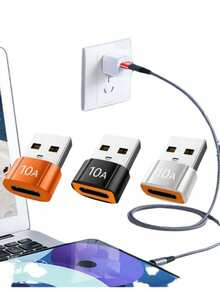 USB To USB-C Adapter, USB-C Car Charger, Type C Converter Adapter, Suitable For Various Mobile PhonesUSBC To USB Adapter, USBC Adapter, Type C Converter, For Flash Drive