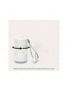 1 Bomba de aire inalámbrica portátil con súper alta luminosidad y 11 horas de duración de la batería, adecuada para inflar decoraciones navideñas, de Halloween y festivas. Herramienta de iluminación para camping.