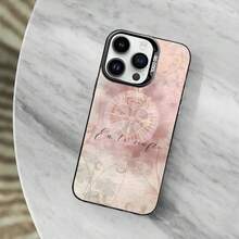 Funda de Teléfono Arte Virgen de Guadalupe Compatible con  11,12,13,16,14,15,Mini,Pro,XS,MAX Cubierta Negra Mate Antigolpes, Cubierta Compatible con Funda  17, Funda  17 Pro, Funda  17 Pro Max - z4 - Ver 2