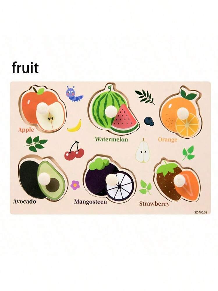 1个木制蘑菇形状的配对板，蒙特梭利教育玩具，适合3岁以上儿童 - 包含数字、动物、字母、汽车、蔬菜、水果、几何形状、海洋图案，培养手眼协调能力和智力 - 蘑菇釘配對板 - 查看 13