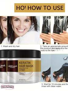 EverlyX Mascarilla Capilar Keratin Hair Mask 100g -Reestructura el folículo capilar y fortalece el cuero cabelludo - Solución contra la caída capilar -  Con queratina, colágeno y esencia de maca - Repara, nutre e hidrata el cabello seco o dañado, aportando suavidad y brillo - Tratamiento intensivo para uso frecuente - Disponible 1 ud - Pack ahorro 2 ud - Pack ahorro 3 ud - Envíos en 24h desde España