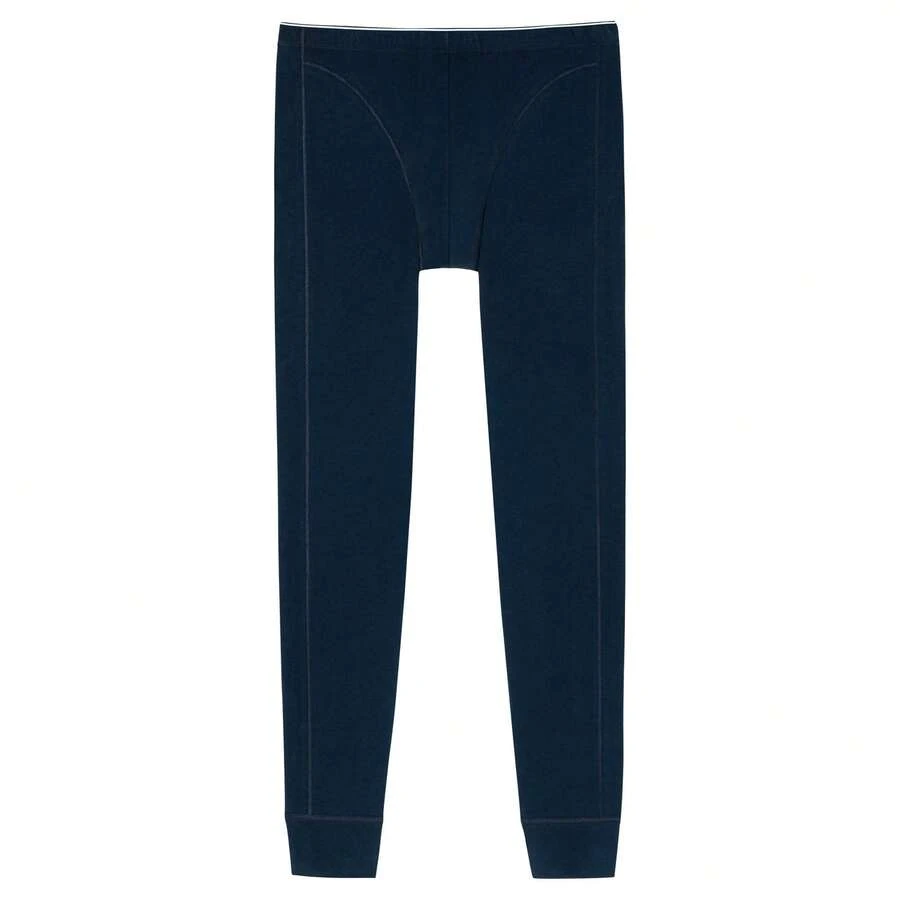 Caleçon long pour homme SCHIESSER - << 95/5 », jersey simple, coton stretch - Bleu azur - Voir 1