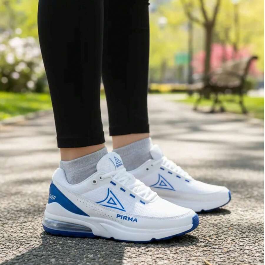 Tenis Pirma Running Para Hombre 5062 Toronto - BLANCO Y AZUL - Ver 1