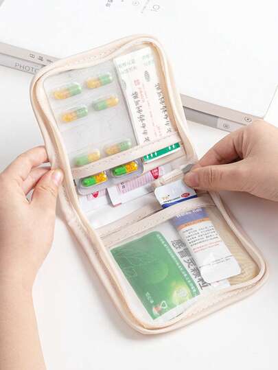 Bolsa portátil para guardar remédios de emergência, Mini bolsa médica para esportes ao ar livre, Bolsa organizadora de cosméticos, Porta-moedas e cartões multifuncional, Conjunto de presentes de Natal, Pacote de cuidados para o Dia dos Namorados, Presente saudável para o Dia das Mães, Essencial para proteção da família no Dia de Ação de Graças, Equipamento para aventuras ao ar livre na Páscoa, Caixa de para o Halloween, Plano de proteção à saúde para o Ano Novo, Kit de emergência para a véspera de Natal