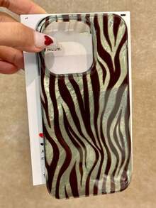 Cheetah,Leopard Print 1pc Minimalist Fashionable Leopard Print Swirl Gradient Oil Phone Case Compatible With IPhone 16 Pro Max, 11, 12, 13 Pro Max, 14 Pro Max, 15