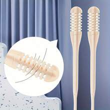 2pcs Nose Hair Trimmer, Manual, Reusable, Easy To Clean, Battery Free, Suitable For Personal Trimming And Travel. - White - View 2