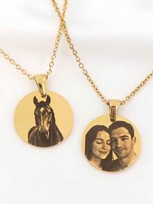 1 chiếc mặt dây chuyền hình tròn khắc chữ chân dung theo yêu cầu | Mặt dây chuyền hình chữ thập bằng thép không gỉ khắc chữ viết tay theo yêu cầu | Mặt dây chuyền hình chữ thập kỷ niệm khắc ảnh | Quà tặng theo yêu cầu | Mặt dây chuyền bạn bè | Mặt dây chuyền thủ công | Mặt dây chuyền tùy chỉnh | Quà tặng kỷ niệm | Quà tặng cá nhân hóa | Quà tặng cho mẹ | Quà tặng cho bạn gái | Mặt dây chuyền tối giản | Quà tặng sinh nhật | Quà tặng đám cưới | Quà tặng kỷ niệm | Mặt dây chuyền khắc ảnh theo yêu cầu, Tình yêu vĩnh cửu, Thời trang mùa xuân 2026 - Khóa hạt dưa hình chữ O - Xem 6