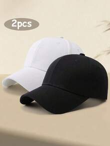 قبعة بيسبول ذات لون واحد 1/2 قطعة، قبعات شمس للنساء والرجال، قبعة سائق الشاحنة، قبعة للشاطئ والصيد والحفلات والجولف والبلد والعطلات، مناسبة للربيع والصيف والخريف والشتاء، وكهدايا عيد