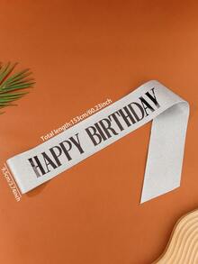 Faja con tirantes de hombro de oro brillante y con lentejuelas para fiesta de cumpleaños, "Feliz cumpleaños, mi princesa", elegante, linda y hermosa, para Navidad - Multicolor - Ver 2