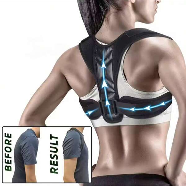 Back Support Posture Correctors Suitable For Men And Women In Autumn And Winter, Shoulder Straighteners, Adjustable Full Back Support, Upper And Lower Back Relief - Scoliosis, Hunchback, Hump, Thoracic Spine, Spinal Correctors Exercise Waist Belt Suitable For Workout Home Sports And Walk