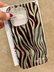 Cheetah,Leopard Print 1pc Minimalist Fashionable Leopard Print Swirl Gradient Oil Phone Case Compatible With IPhone 16 Pro Max, 11, 12, 13 Pro Max, 14 Pro Max, 15