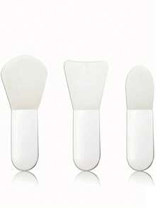 Face Mask Applicator Brushes, Mini Makeup Spatula Portable Beauty Tools Set For Facial Mud, Cosmetic Mask, Facial Clay, Eye Mask, Body Lotion, Body Butter, Serum, Cream. 3PCS Soft Silicone Brush Suit