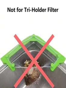 100个一次性厨房水槽垃圾过滤网 排水池水槽洗碗机沥水网 厨房水槽过滤器 浴室水槽网袋 排水收集 厨房食物垃圾收集 (颜色款式随机)