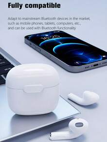 TWS True Wireless Earbuds, Stereo Noise Cancelling Headphones, Air Pro Wireless Headset, High-Definition Music Quality, Wireless Charging, Over 24 Hours Battery Life - A2 - View 11