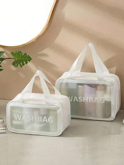 1pc Autumn Travel Toiletry Bag, Large Capacity Waterproof Cosmetic Bag, PVC Storage Bag, Makeup Brush Holder, Cosmetic Bag, Skincare Products Storage Bag, Hand Bag, Bathroom Storage Bag, Portable Toiletry Storage Bag, Suitable For Washing, Bathing, Makeup Storage, Beauty Products Storage Bag, Room Decor, Bags, Makeup Bag, Travel, Make Up Bag, Travel Essentials, Organizer, Make Up Bag, Desk Organiser, Cosmetic Bag, Make Up Bag, Bag, Make Up Pouch, Travel Essentials, Makeup Bags, Small Makeup Bag,Makeup Pouch,Cosmetic Bag,Travel Essential,Large Capacity,Large Makeup Bag,Christmas Gifts,Pouch,Travel,Gifts For Women,Women's Necessaire,Travel Essential,Pouch,Clutch / Small Handbag,Necessaire,Makeup Organizer,Makeup Organize,Pouch,Brush Holder,Mini Pouch,Large Capacity Pouch
