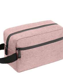 Bolsa de maquillaje personalizada, bolsa de tela personalizada con foto y texto, bolsa de cosméticos de gran capacidad, regalos para damas de honor y novias, organizador de maquillaje, bolsa de aseo personalizada con múltiples compartimentos para cosméticos y artículos de tocador, adecuada tanto para hombres como para mujeres, bolsa de viaje portátil, accesorio casual para viajes y viajes de negocios - Multicolor - Ver 11