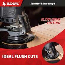 EZARC Titanium Oscillating Tool Blades, Oscillating Multitool Blades For Metal, Wood Nails, Screws Cutting, Plastic, 3 Pack - Màu B - Xem 4