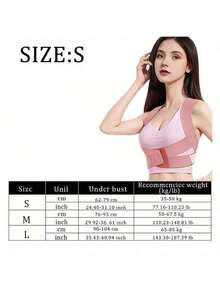 1pc Back Brace With Shoulder Support, Elastic, No Electricity Required, 2 Color Options - Multicolor - View 15