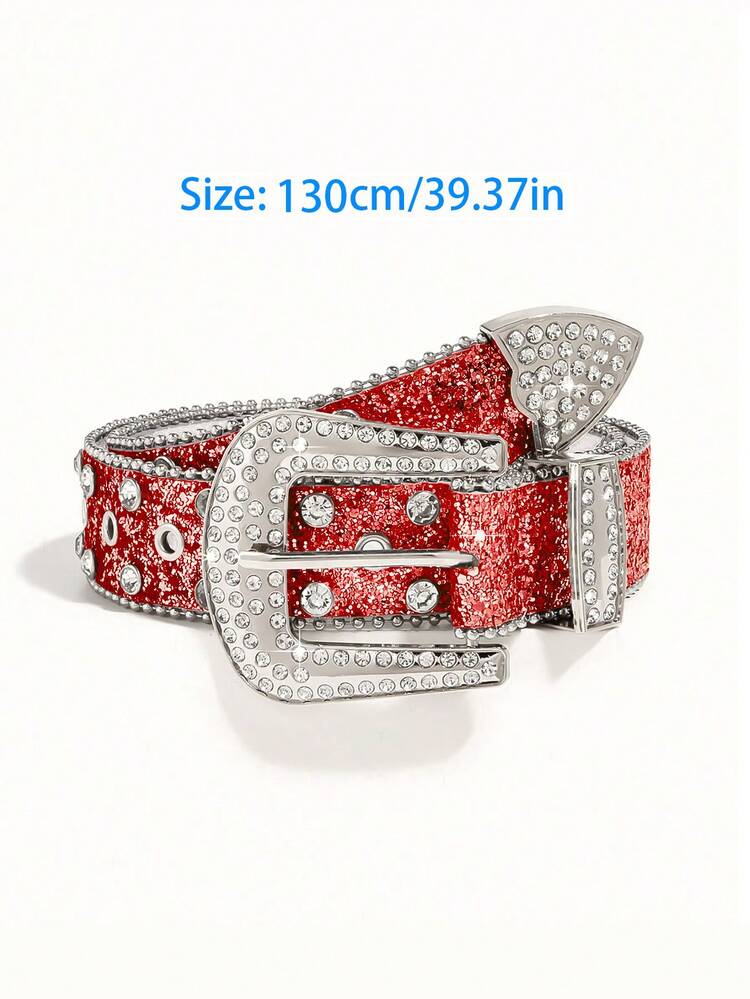 1条水钻腰带，朋克风铆钉腰带，适合搭配夹克或派对装饰，闪耀街头风，四季皆宜，夏季、校园休闲、商务场合皆可佩戴，是送给男友、丈夫、父亲、男士的理想礼物，日常穿着时尚百搭，适合青少年、户外、度假、运动、旅行、街头、波西米亚风、复古风等各种场合，也适合秋季、万圣节等秋冬季佩戴。适合青少年、青年、男士，休闲、户外、运动、度假、毕业礼物、生日礼物、日常穿着。 - 銀色 - 查看 14